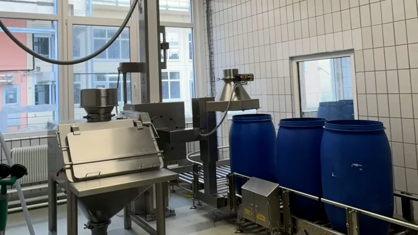 Fassaufgabe, ZUführung und Entleerung